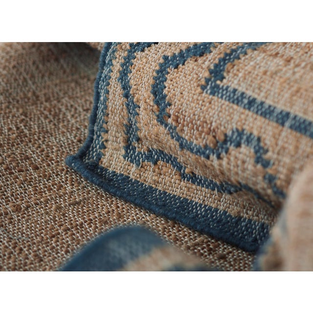 Tan Erin Gates by Momeni Orchard Ripple Slate Hand Woven Wool and Jute Area Rug 8' X 10' For Sale - Image 8 of 12