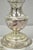 Mid 20th Century International Victorian Silver Plate Floral Repousse Candlestick Table Lamp Pair For Sale - Image 11 of 18