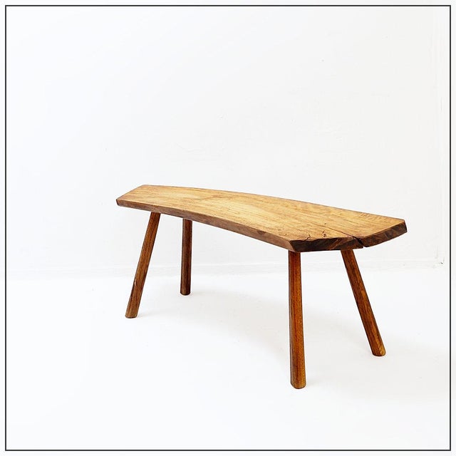 20th Century Primitive Pine Bench For Sale - Image 13 of 13