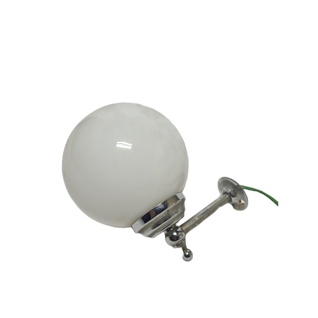 Art Deco Wall Lamp, Poland, 1950s For Sale - Image 4 of 8