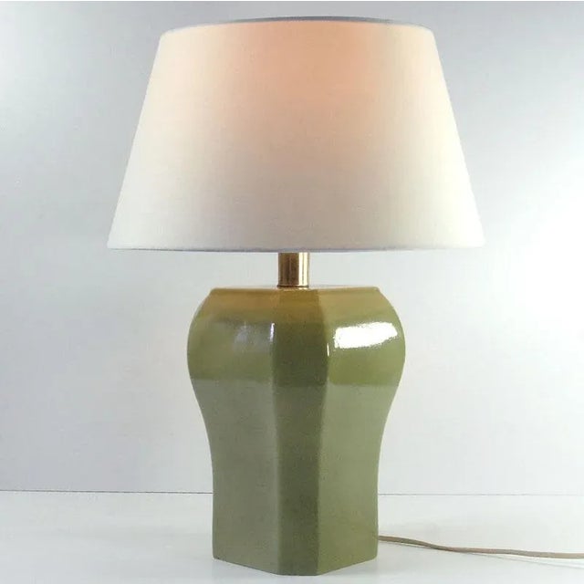 Ceramic French Ceramic Lamp, 1980s For Sale - Image 7 of 8