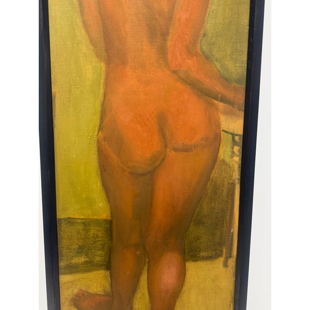 Textile American School Nude Study, School of the Museum of Fine Arts Boston, 1952 For Sale - Image 7 of 10