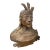 Beautiful Bronze Bust of Meso-American Figure For Sale