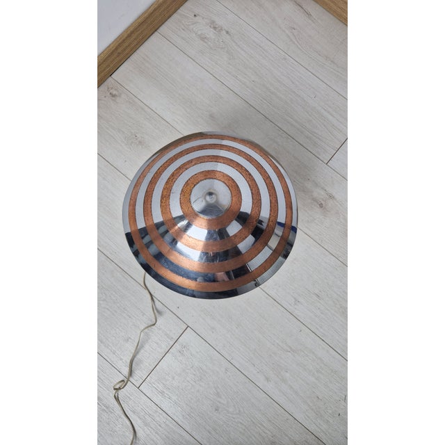 Copper Table Lamp in Copper and Aluminum from Philips, 1950s For Sale - Image 8 of 17
