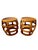Vintage Post Modern Bent Bamboo & Rattan Side Tables or Stools – A Pair For Sale - Image 11 of 12