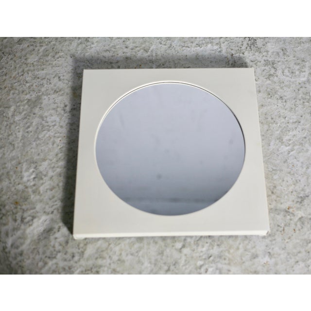 Space Age Mirror in Steel, 1970s For Sale - Image 9 of 12
