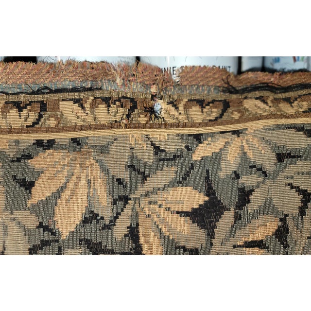 1930s French Aubusson Style Country Scene Tapestry For Sale - Image 9 of 10