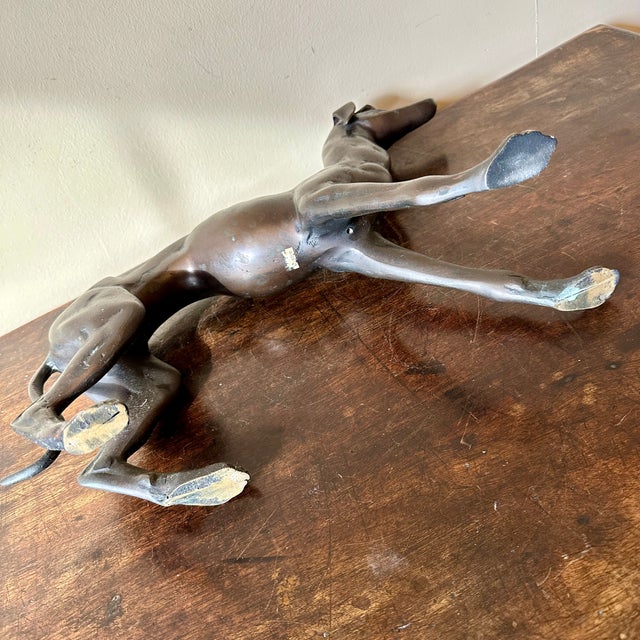 Art Deco Bronze Italian Greyhound Whippet For Sale In Buffalo - Image 6 of 6