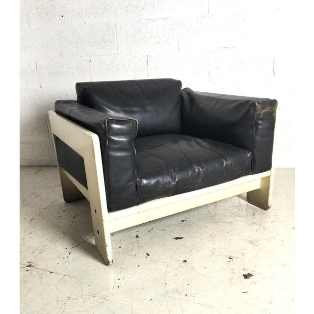 Bastiano Leather Chair by Tobia Scarpa for Gavina, 1960s For Sale - Image 11 of 14