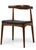 Hans Wegner 12 Walnut and Leather Dining Chair's in the Style of Hans Wegner For Sale - Image 4 of 11