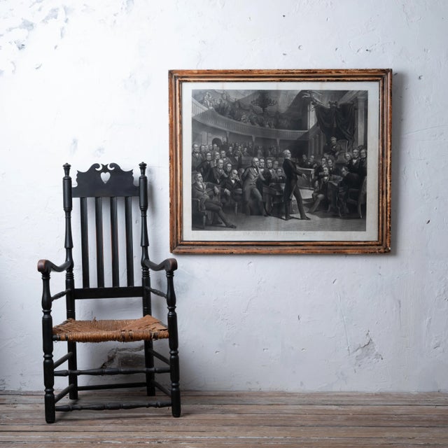 Peter F. Rothermel (American, 1817-1895) A steel engraving depicting the United States Senate and Henry Clay’s Compromise...