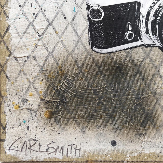 "Nikon Away" Contemporary Trompe L'oeil Still Life Painting by Carl Smith For Sale - Image 4 of 9