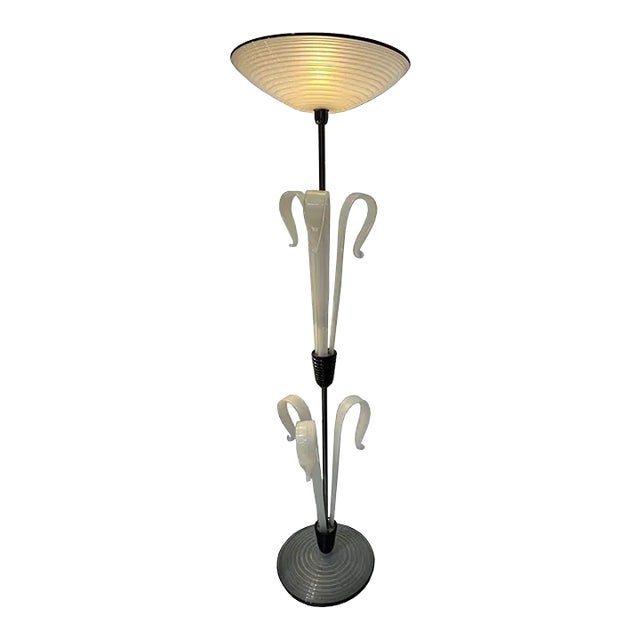 Fabulous Murano Glass Floor Lamp by Vivarini For Sale