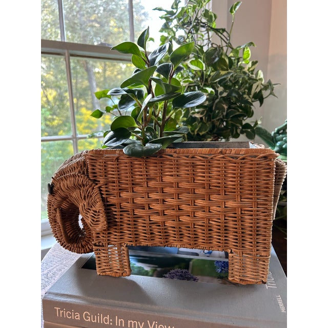 This iconic elephant planter was seen in many households in the mid to late 20th century. A boxy elephant, it is made of...