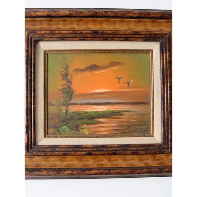 Mid 20th Century Vintage Landscape Oil Painting For Sale - Image 5 of 13