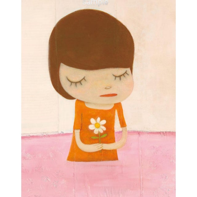 Figurative Yoshitomo Nara in the Pink Water Official Poster For Sale - Image 3 of 3