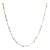 Early 20th Century Vintage Art Deco White Enamel Necklace Platinum Fob Chain For Sale