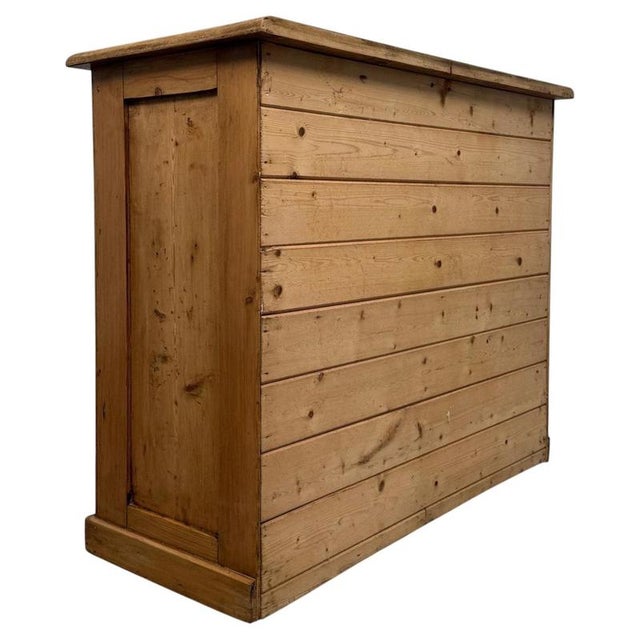 20th Century English Pine Storage Cupboard For Sale - Image 9 of 11
