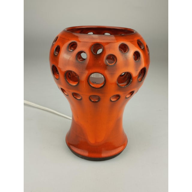 Small Ceramic Table Lamp by Johan Ove Brandels, Sweden, 1970s For Sale - Image 11 of 11