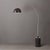 Mid-Century Modern 1980s Nova of California Black Nickel Floor Lamps - 92 Inch Mid Century Modern, Black Oak Base, Satin Nickel For Sale - Image 3 of 7