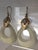 1980s 1980s Frosted Lucite Door Knocker Earrings, a Pair For Sale - Image 5 of 5