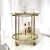 Vintage brass bar cart in the style of maison baguès | france, c. Mid-20th century elegant vintage bar cart in the style...