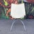 Off-white Mid Century Modern Paul McCobb Fiberglass Origami Chair Spider Base For Sale - Image 8 of 12