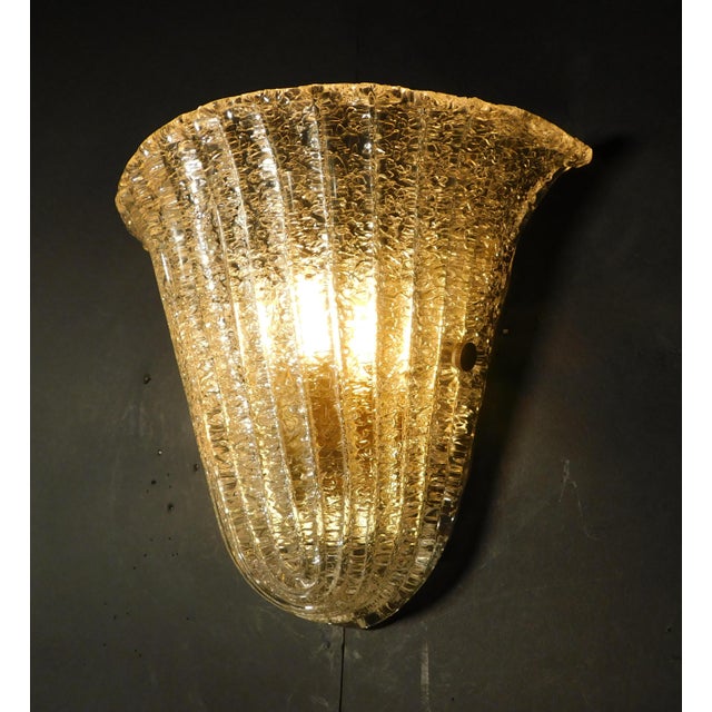 1960s 20th Century Graniglia Shield Sconce For Sale - Image 5 of 6