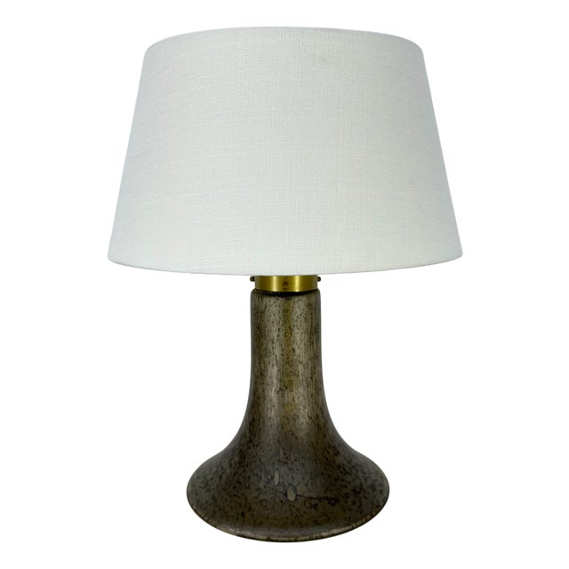 Vintage Glass Table Lamp from Peil & Putzer, 1970s For Sale