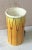 French Provincial 1950s French Country Majolica Drum Vase With Cicadas Sicard For Sale - Image 3 of 7