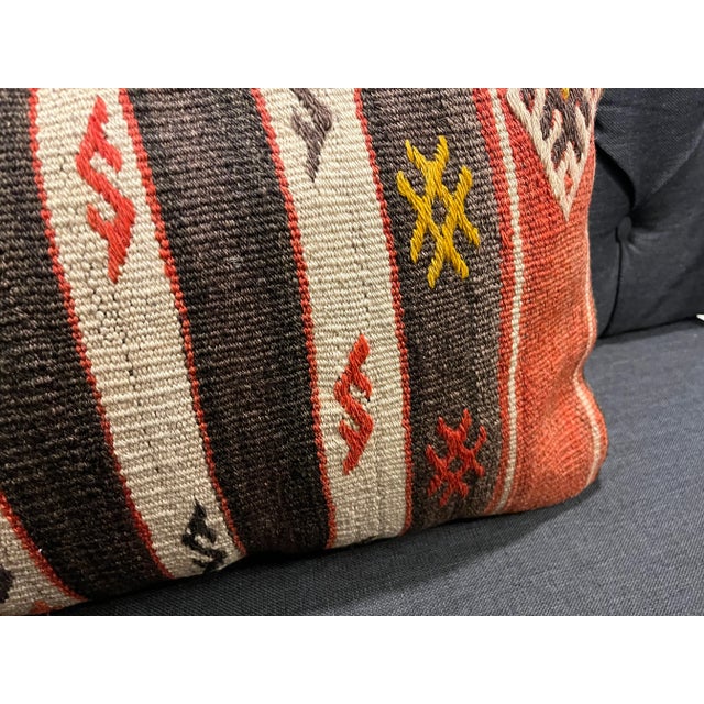 Red 1980s Traditional Pillow Cover For Sale - Image 8 of 10