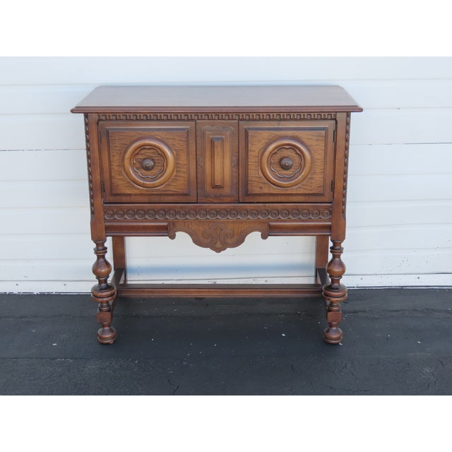 1900s Carved Buffet Server Bathroom Vanity 6416 For Sale In Miami - Image 6 of 15