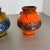 German Fat Lava Op Art Pottery Vase from Jasba Ceramics, Set of 2 For Sale - Image 13 of 18
