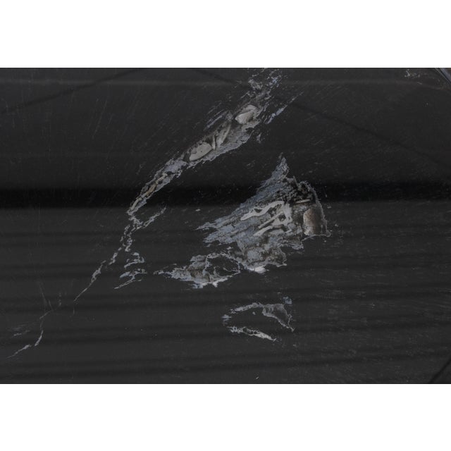 Early 21st Century Black Epoxy Covered Petrified Wood Coffee Tables by Xyleia Petrified Wood, Set of 2 For Sale - Image 5 of 12