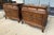 Late 20th Century Pair of Orleans International French-Style Burled Walnut Bombe Nightstands For Sale - Image 4 of 18