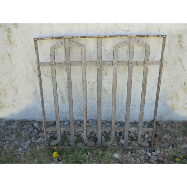 Wonderful piece of architecture. Heavy and sturdy. The piece does show signs of normal, age-related wear including rust,...