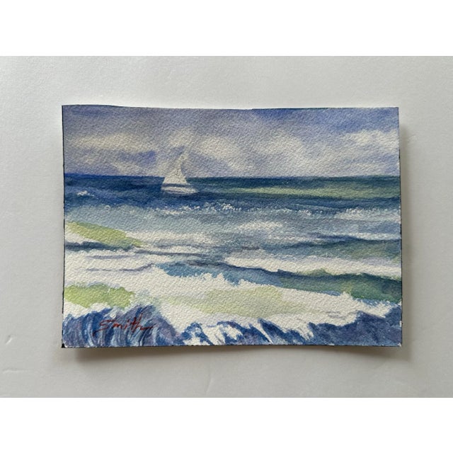 When I saw a painting of a sailboat at the Van Gogh museum in Amsterdam, I knew I would paint something similar. Van Gogh...