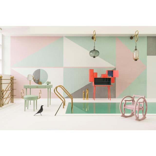 Clouds drawer designed by thomas dariel, maison dada w 120 x d 40 x h 147cm structure in mdf with color-painted ash veneer...