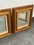 Wood Vintage Square Giltwood Wall Mirrors, 20th Century, Pair For Sale - Image 7 of 12