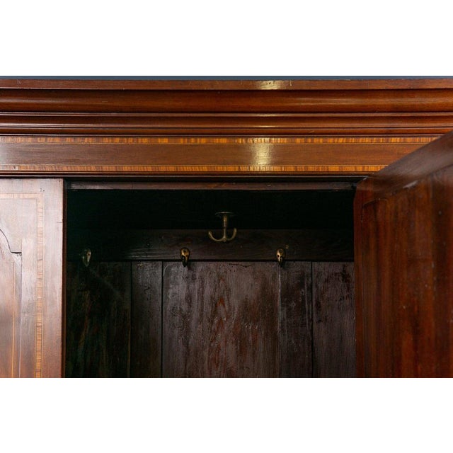 Brown Vintage Brown Wood Cupboard For Sale - Image 8 of 18