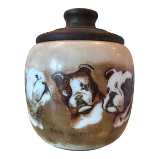 Three Guardsman Bulldog Humidor For Sale