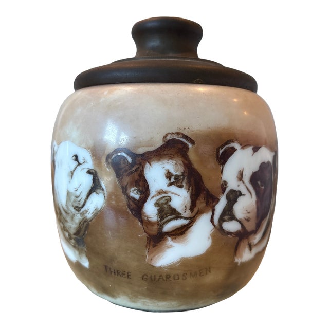 Three Guardsman Bulldog Humidor For Sale