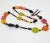 2000 - 2009 Angela Caputi Resin Extra-Long Necklace Multicolor Playful Design For Sale - Image 5 of 10