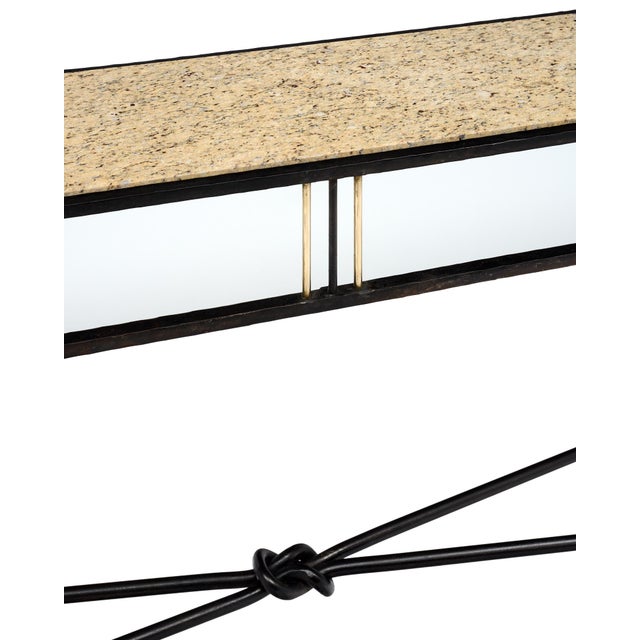 Giacometti Style, Italian Modernist Console Table, Circa 1970 For Sale - Image 9 of 9