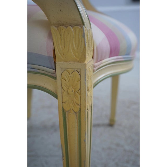 Pair Smith & Watson Adam Style Cane Back Armchairs For Sale - Image 10 of 12