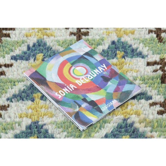 Vintage Swedish Rya Runner With Teal and Green Geometric Design - Rug & Kilim For Sale - Image 9 of 9