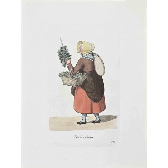 Christoph Suhr, Moschenkrans, Etching, 1808 For Sale