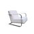 20th Century Chromed Metal Armchair from Ralph Lauren For Sale - Image 4 of 18