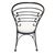 Metal Restored Mid-Century Iron Café Patio/Outdoor "Ribcage" Chair by Woodard Set of 30 For Sale - Image 7 of 9