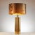 Table Lamp with Golden Tubular Elements by WKR Leuchten, Germany, 1960s For Sale - Image 4 of 8